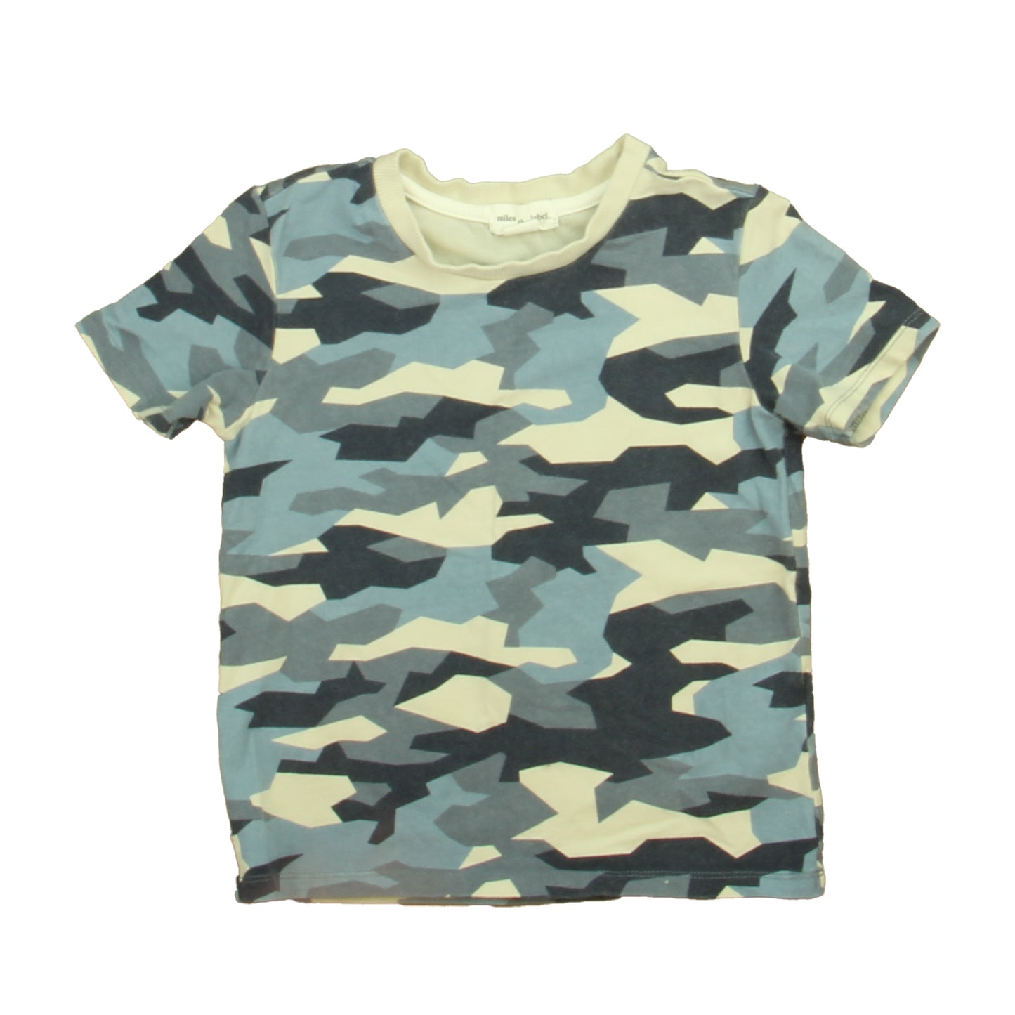 Miles the Label Boys Blue Camo T-Shirt Size: 4T Blue Camo