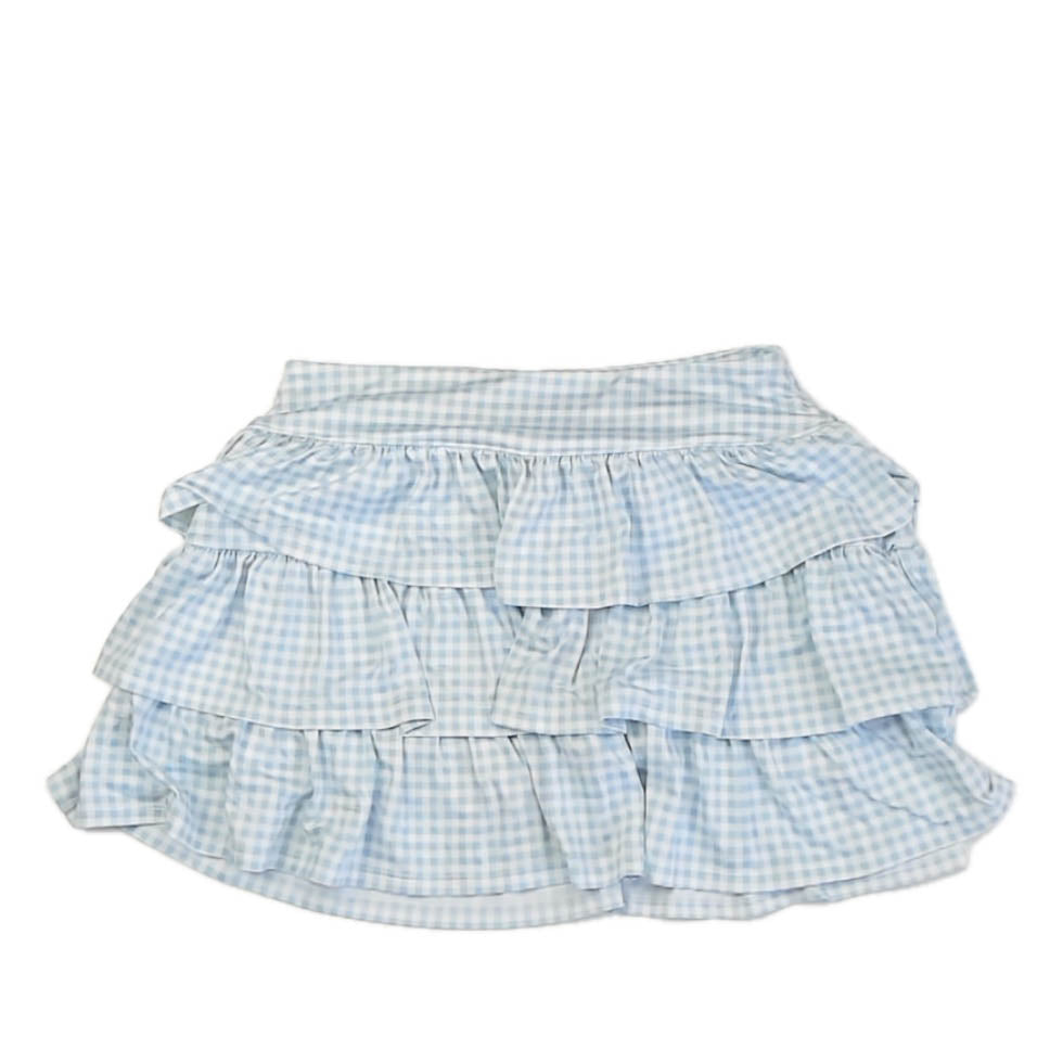 Abercrombie Girls Blue Check Skirt Size: 17-18 Years Blue Check