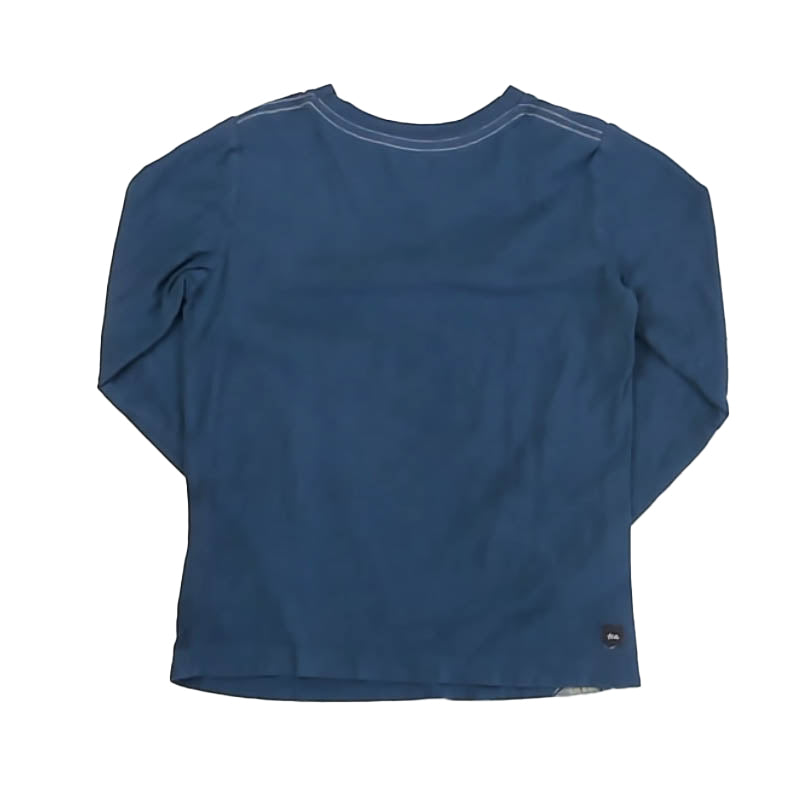 Tea Collection Boys Blue Coyotes Long Sleeve T-Shirt Size: 6 Years Blue Coyotes