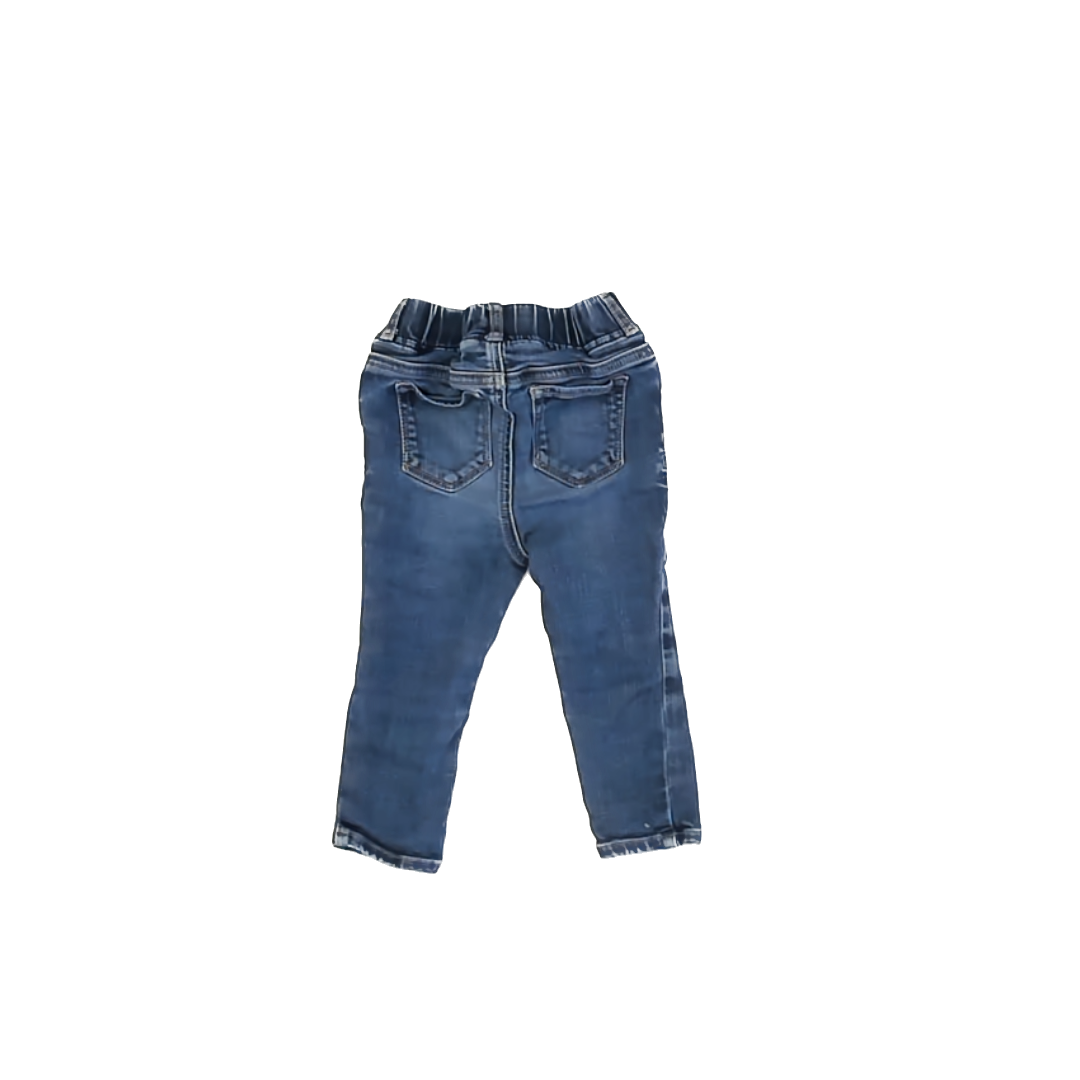 Gap Girls Blue Denim | Hearts Jeans Size: 18-24 Months Blue Denim | Hearts