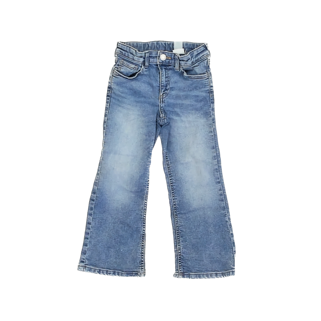 Zara Girls Blue Denim Jeans Size: 6x Years Blue Denim