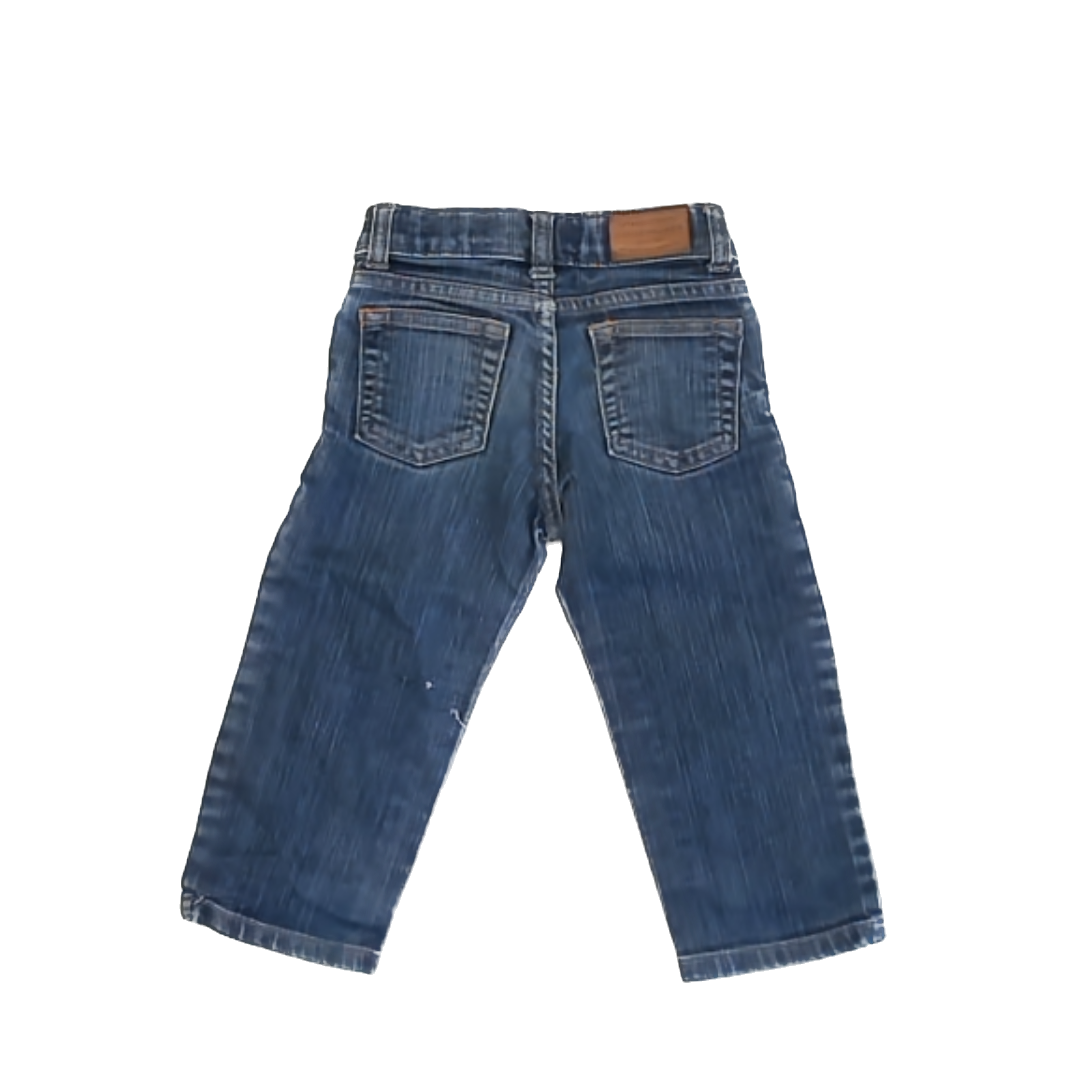 Janie and Jack Boys Blue Denim Jeans Size: 2T Blue Denim