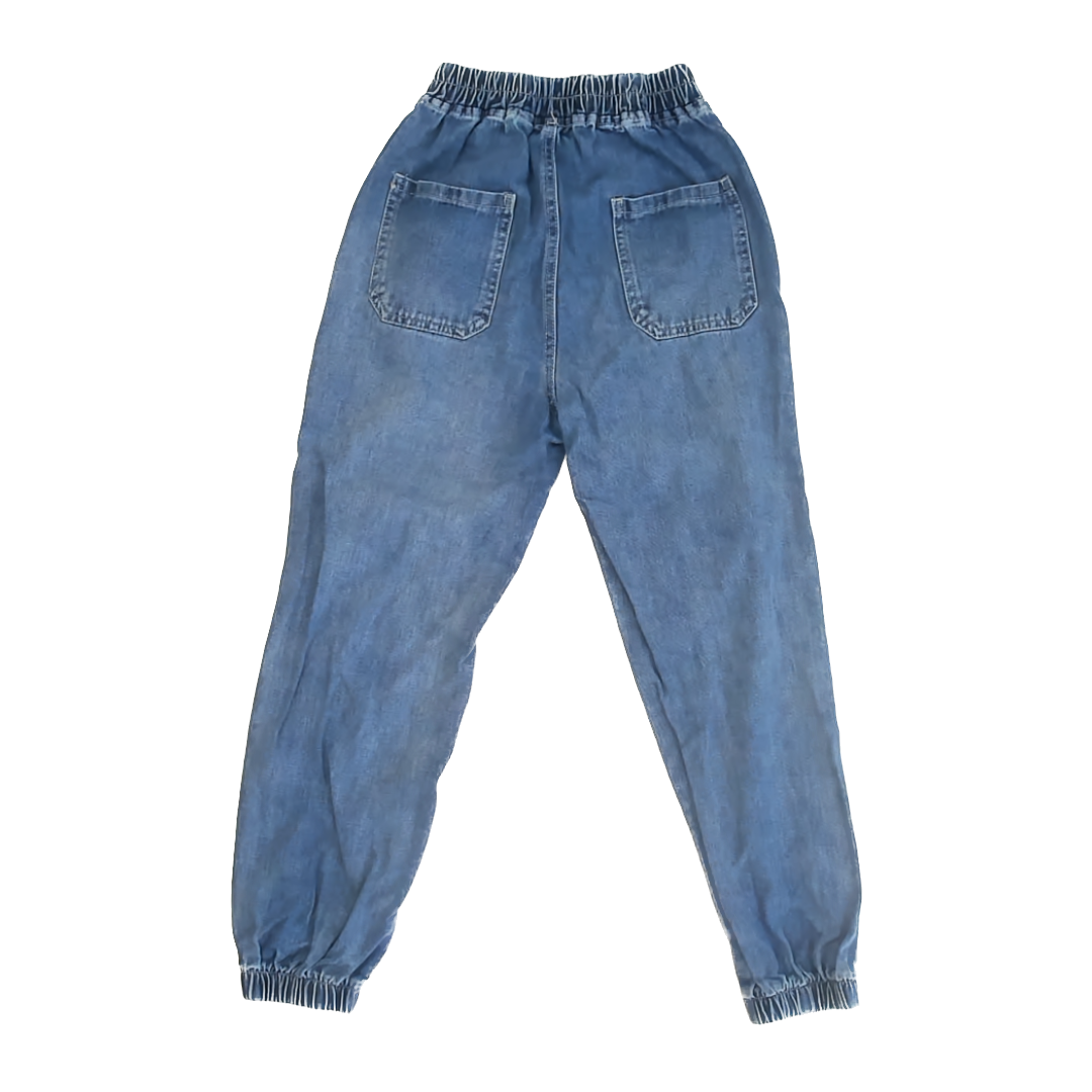 Rock & Mika Boys Blue Denim Jeans Size: 11 Years Blue Denim