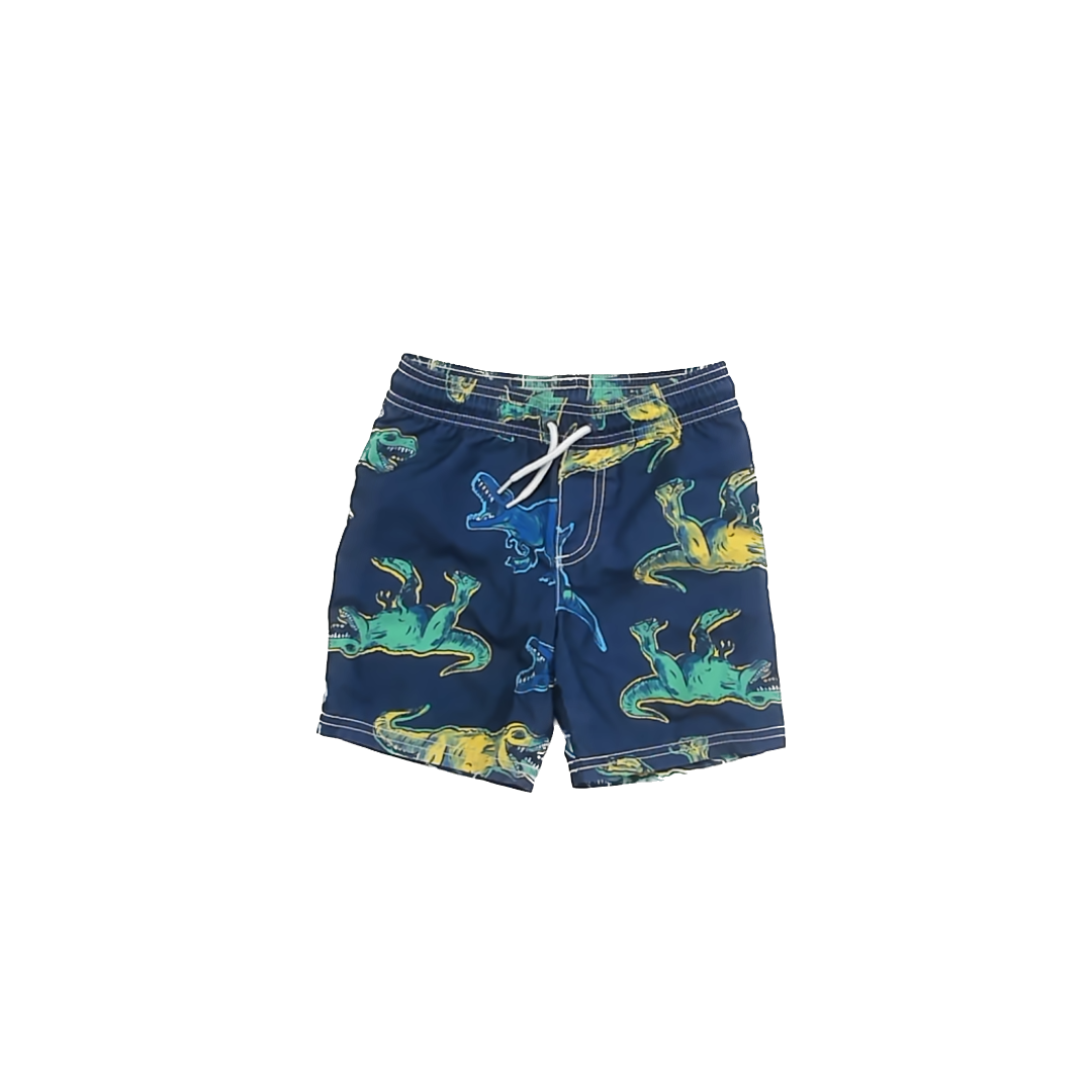 Carter's Boys Blue Dinosaur Trunks Size: 4T Blue Dinosaur