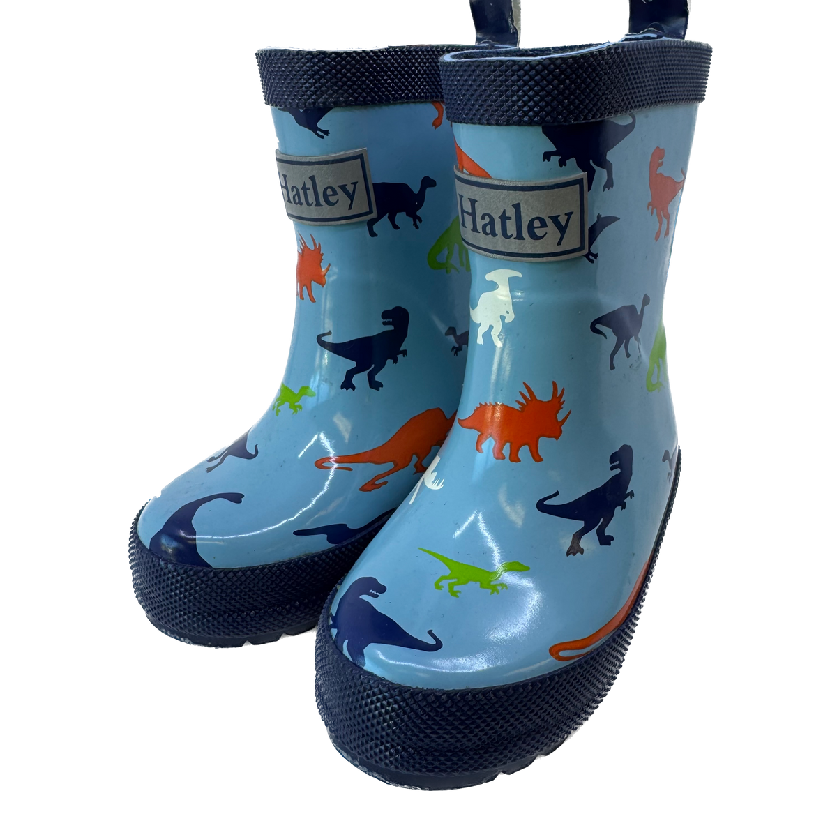 Hatley Boys Blue | Dinosaurs Rain Boots Size: 4 Infant Blue | Dinosaurs