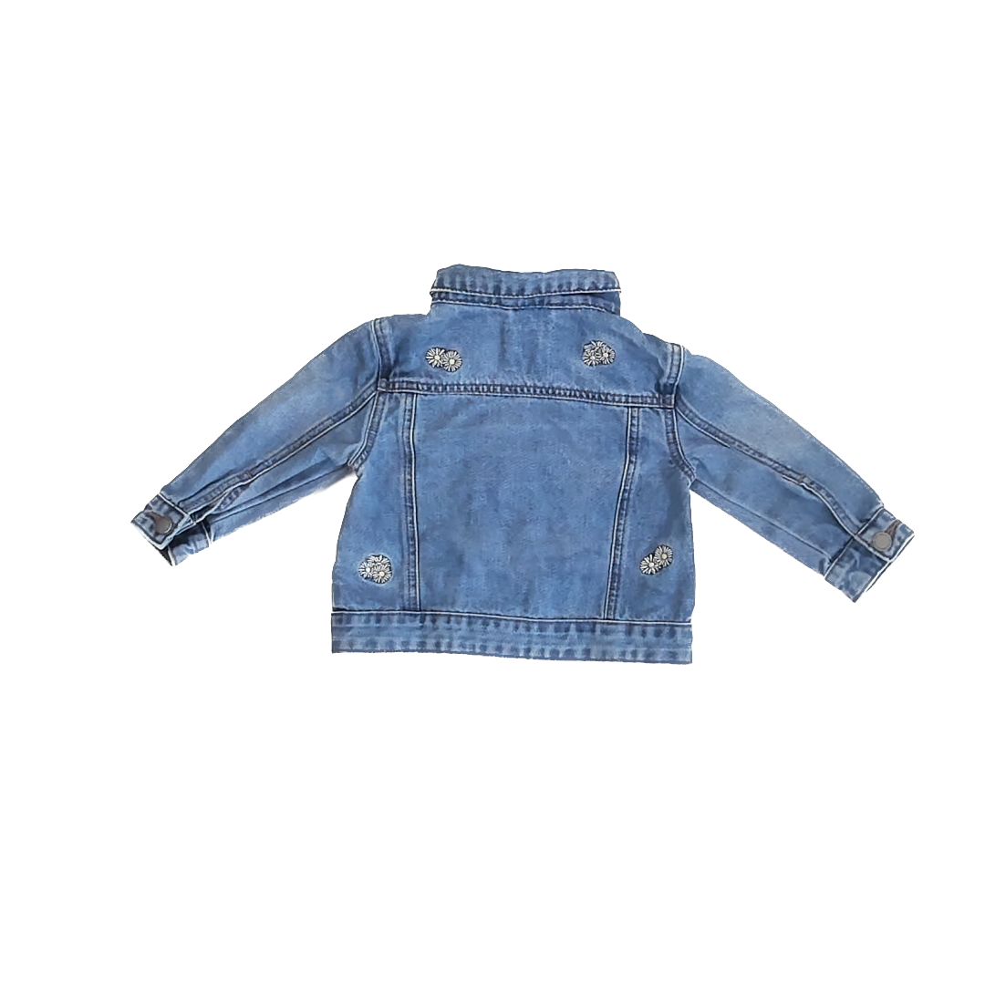 Cotton On Girls Blue Disney Jacket Size: 1-2 Years Blue Disney