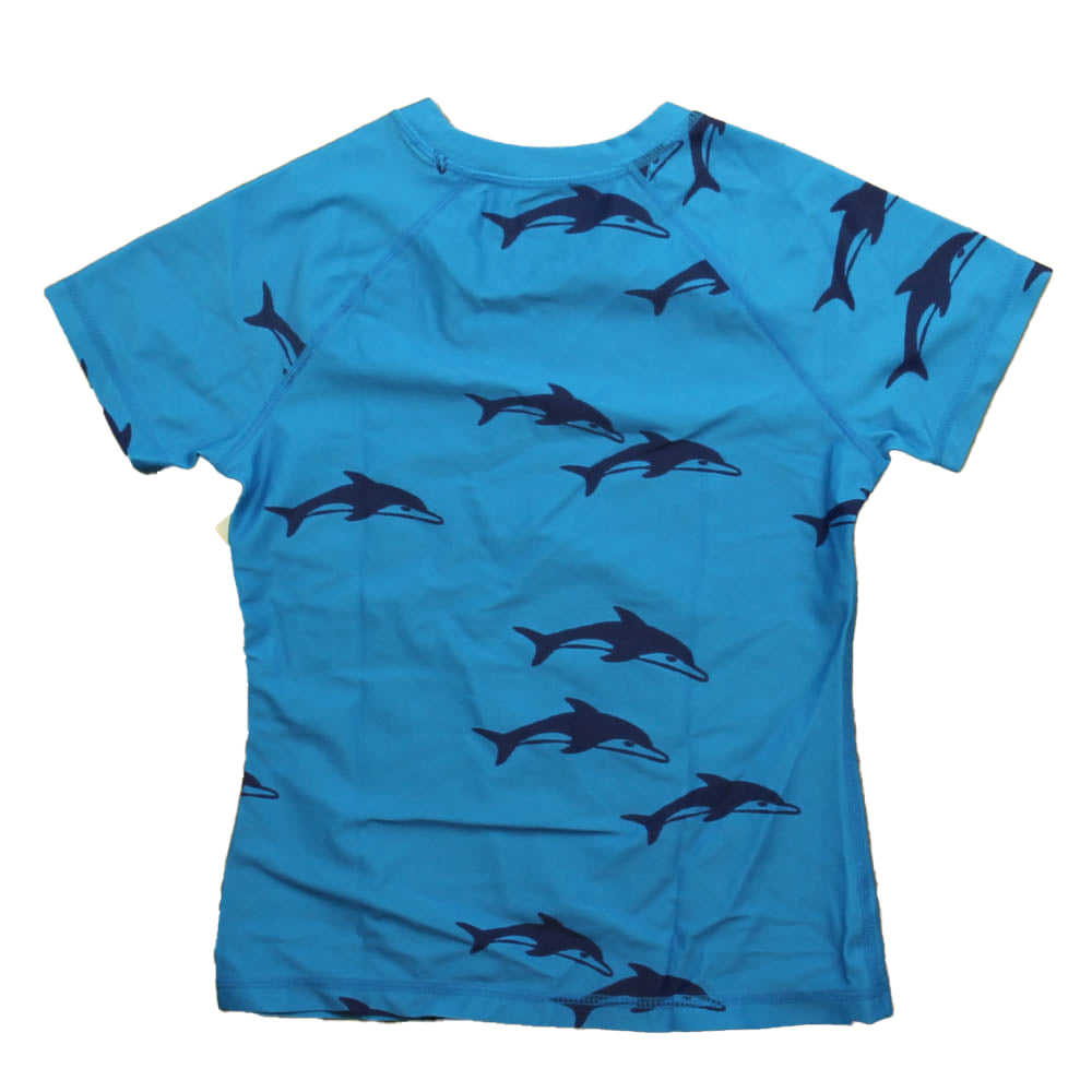 Tea Boys Blue Dolphin Rashguard Size: 8 Years Blue Dolphin