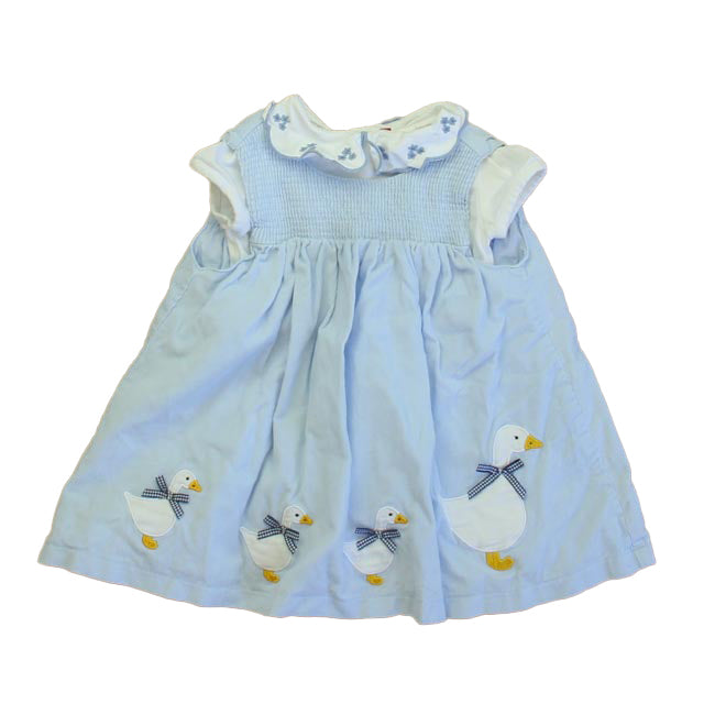 Confiture Girls Blue Ducks Jumper Size: 6-12 Months Blue Ducks