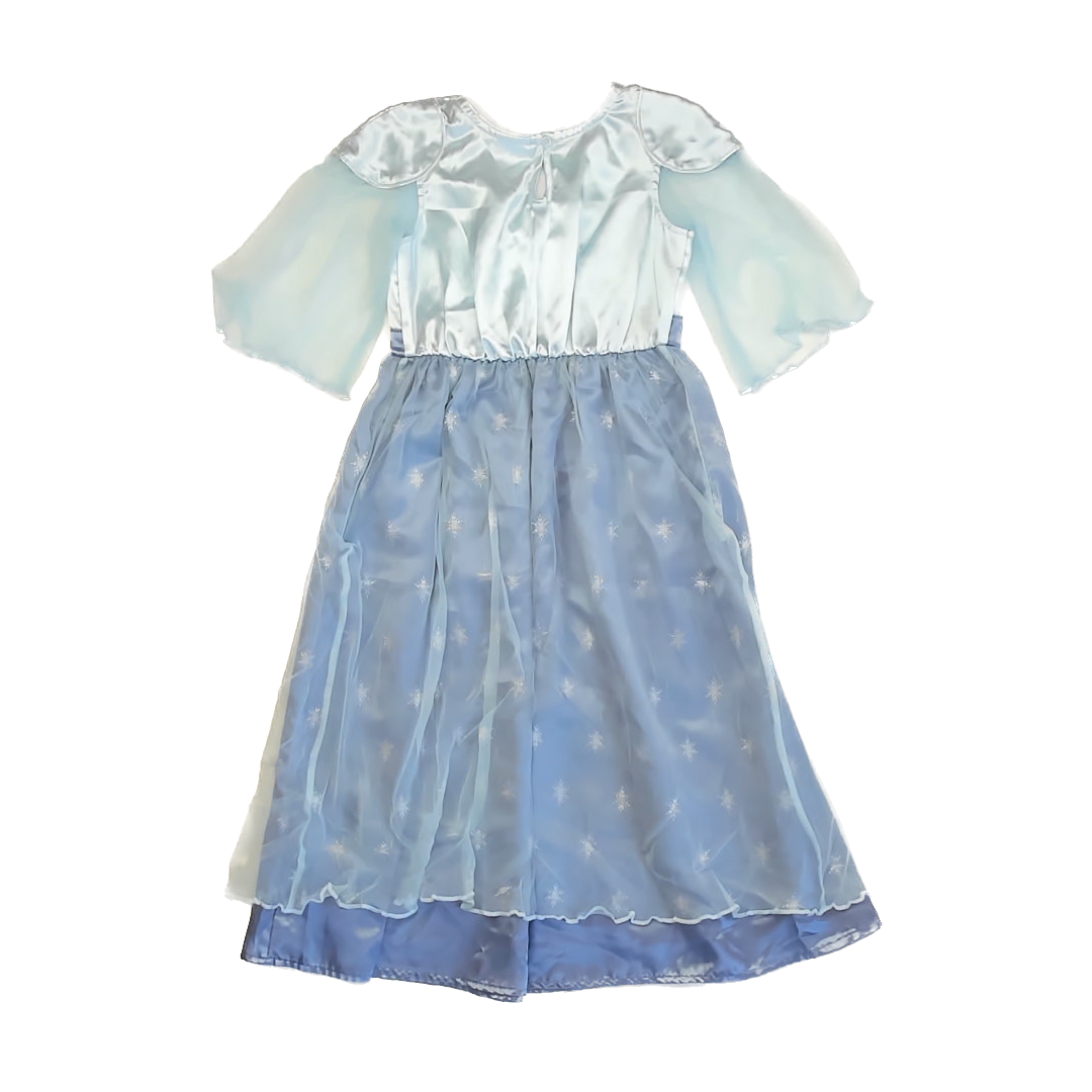 Frozen Girls Blue | Elsa Costume Size: 5-6 Years Blue | Elsa