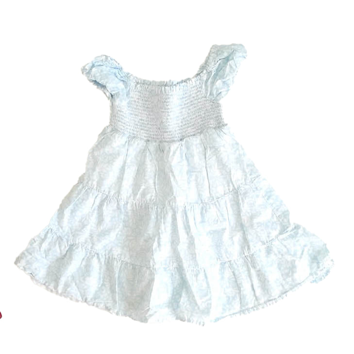 Joie Girls Blue Floral Dress Size: 3T Blue Floral
