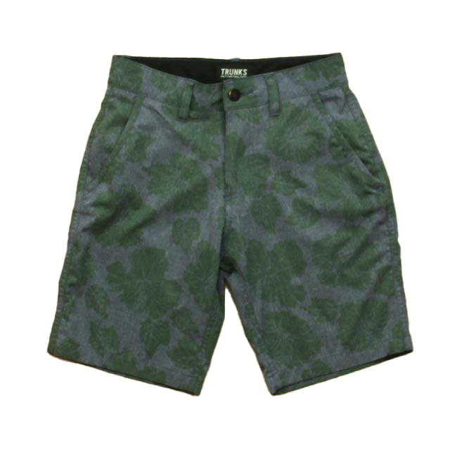 Trunks Boys Blue Floral Shorts Size: 6-7 Years