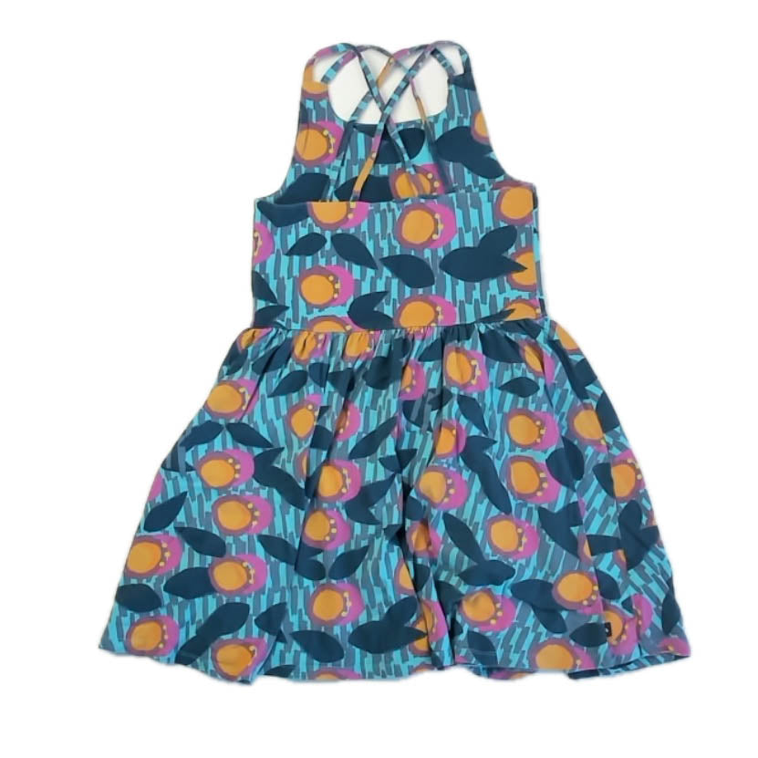 Tea Colllection Girls Blue Floral Dress Size: 8 Years Blue Floral