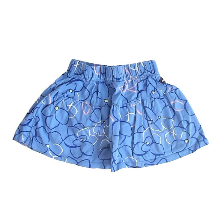 Tea Collection Girls Blue Floral Skirt Size: 4T Blue Floral