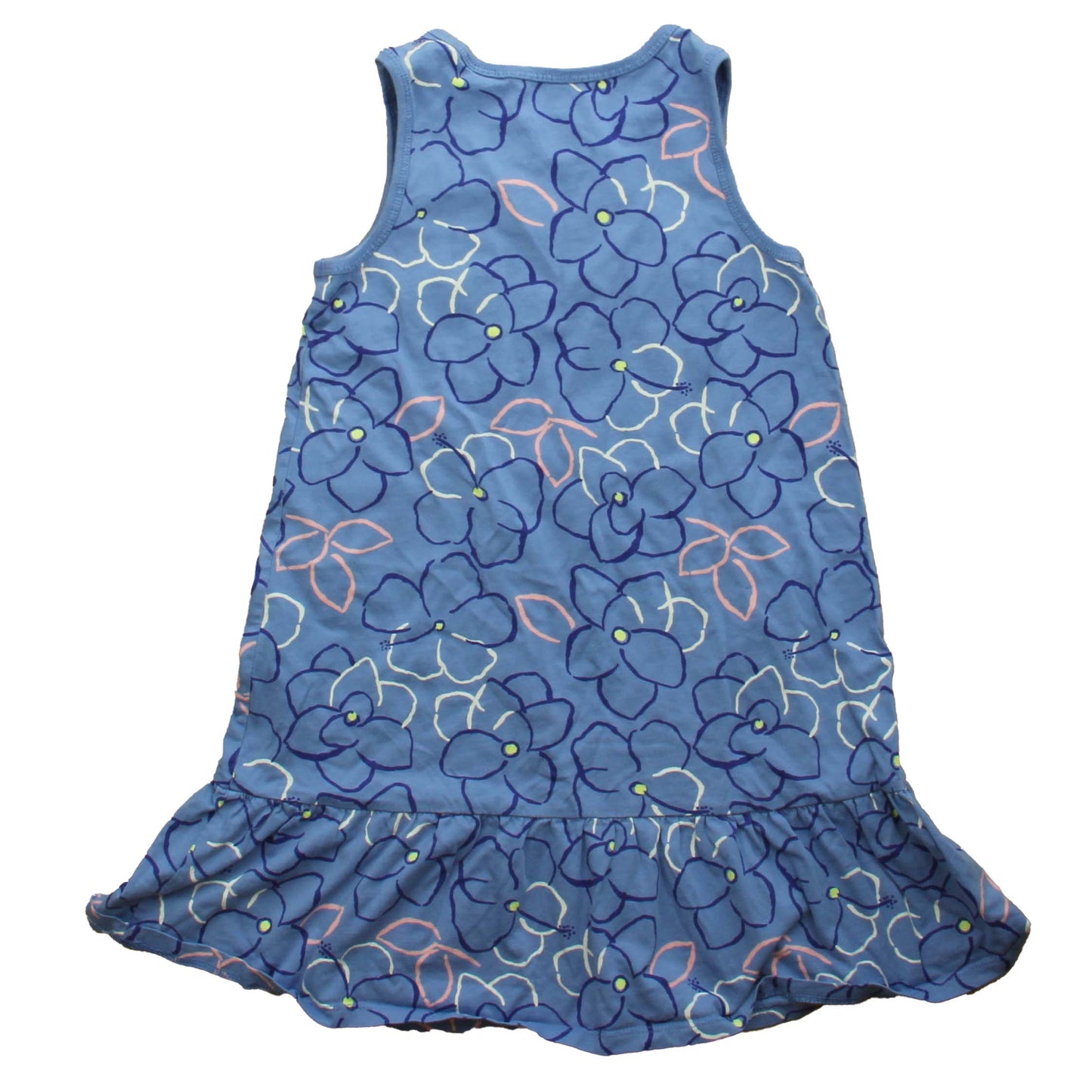 Tea Girls Blue | Floral Dress Size: 7 Years Blue | Floral