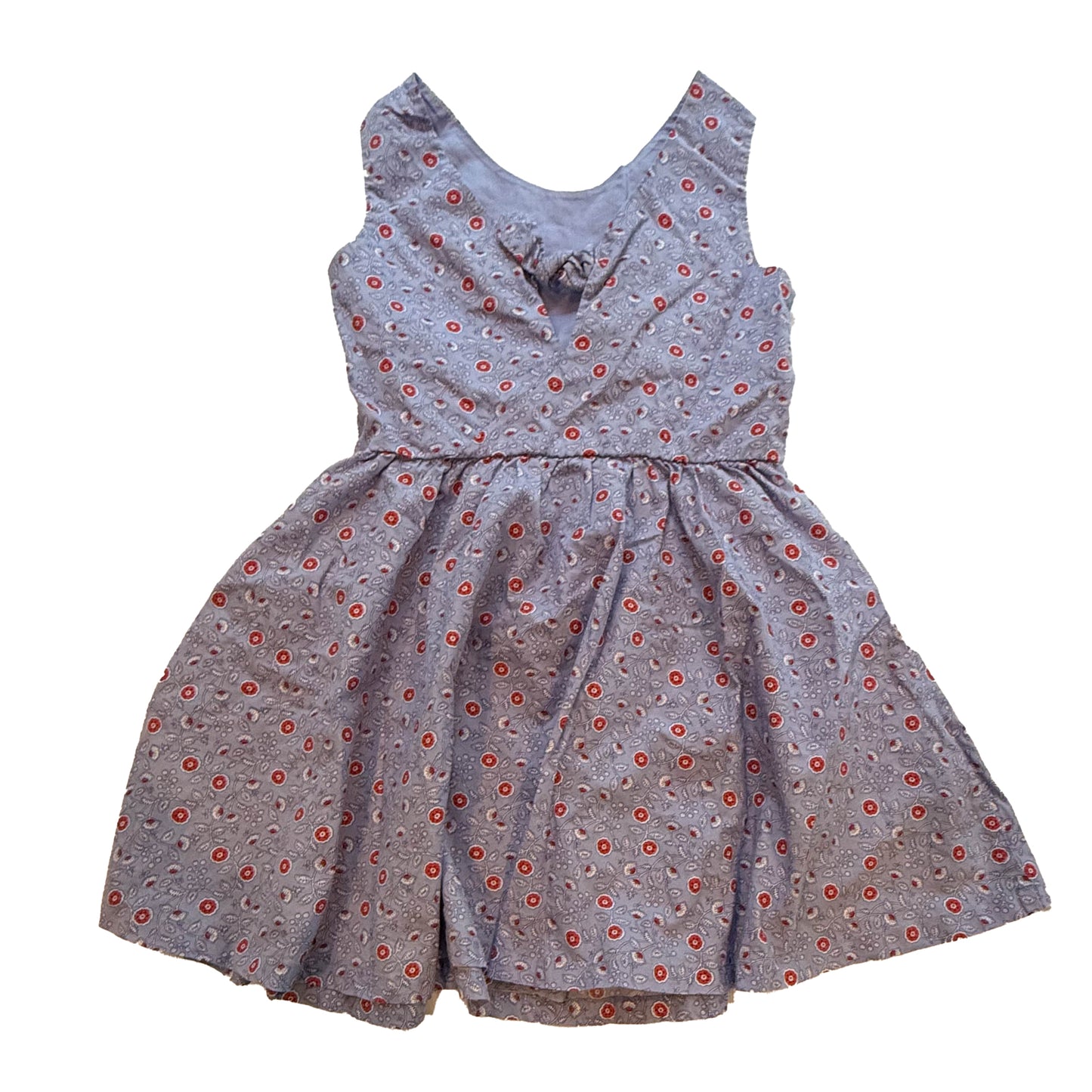 Tea Collection Girls Blue Floral Dress Size: 6 Years Blue Floral
