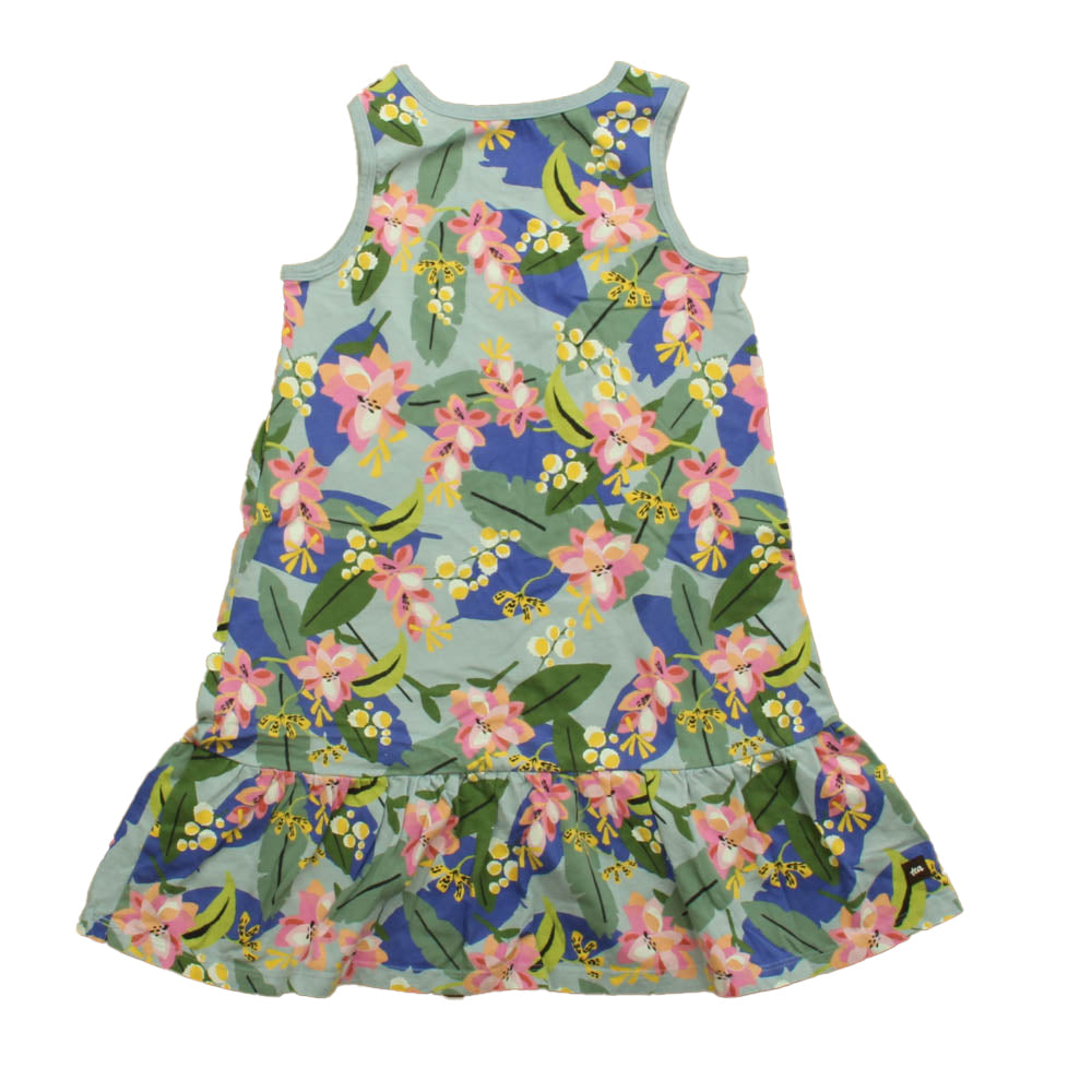 Tea Girls Blue | Floral Sun Dress Size: 6 Years Blue | Floral