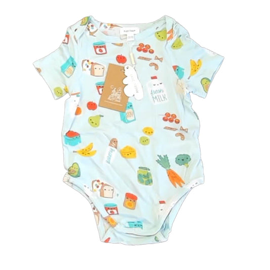 Angel Dear Boys Blue Food Onesie Size: 18-24 Months Blue Food