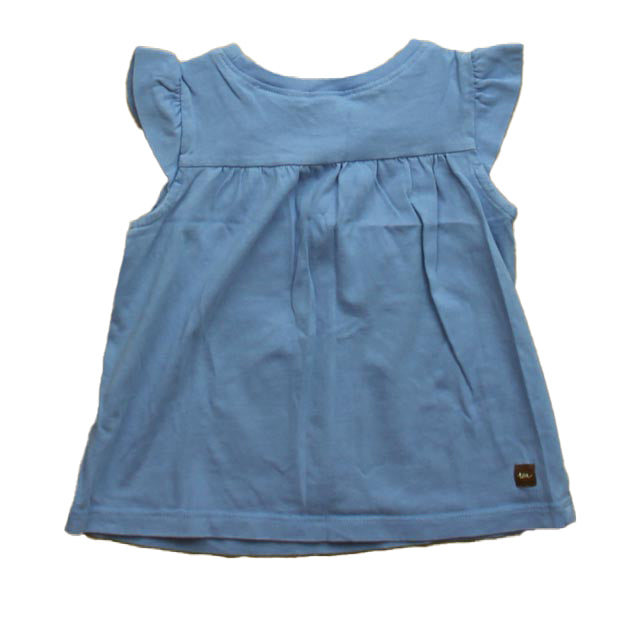 Tea Girls Blue | Fruits Short Sleeve Shirt Size: 18-24 Months Blue | Fruits