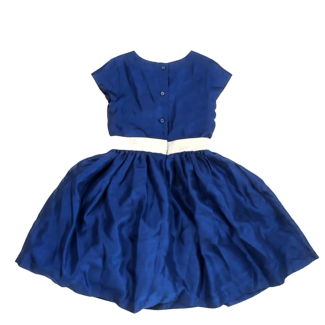 Gymboree Girls Blue | Gold Special Occasion Dress Size: 6 Blue | Gold