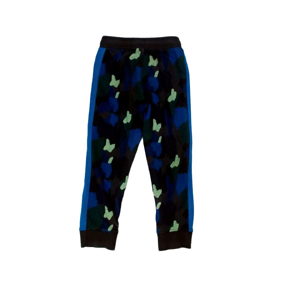Rockets Of Awesome Boys Blue Green Brown Camo Casual Pants Size: 7 Years Blue Green Brown Camo