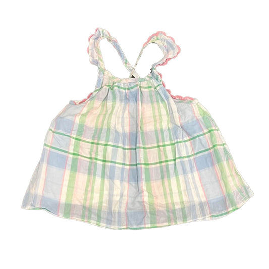 Crewcuts Girls Blue | Green | Pink Plaid Blouse Size: 2-3T Blue | Green | Pink Plaid