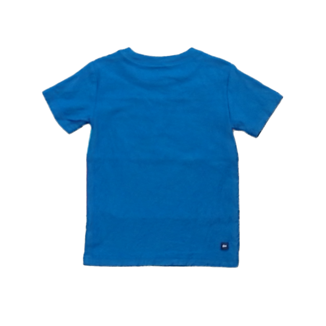 Tea Collection Boys Blue Green Red Stripe Shirt Size: 4T Blue Green Red Stripe