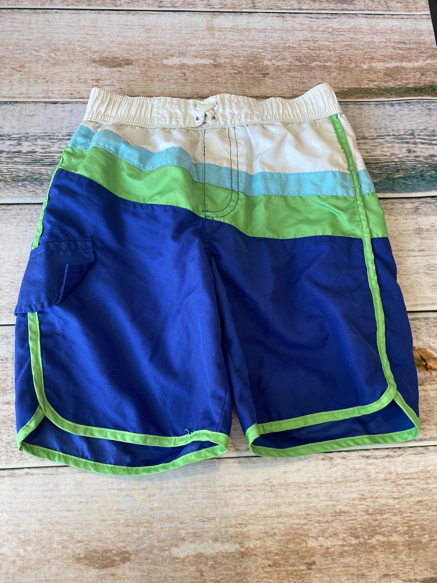 Xtreme Boys Blue | green Trunks Size: 4T Blue | green
