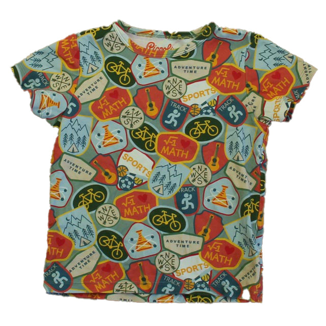 Piccolina Girls Blue | Green T-Shirt Size: 6 Years