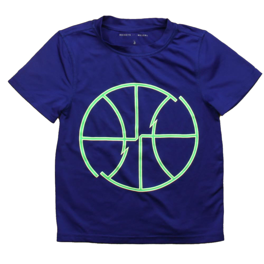 Rockets Of Awesome Boys Blue | Green Athletic Top Size: 3T