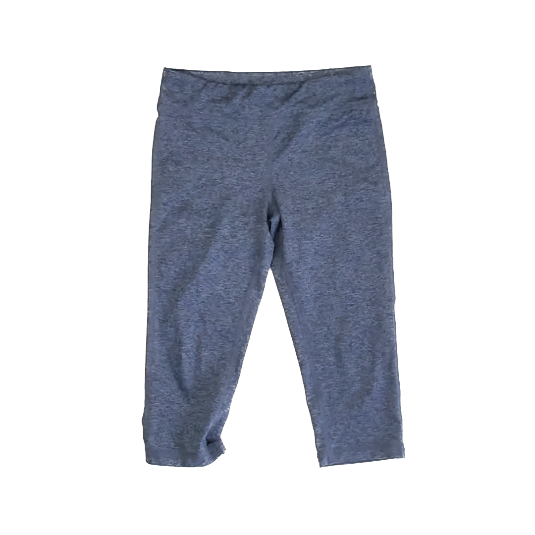 Ideology Girls Blue Heathered Leggings Size: M Blue Heathered