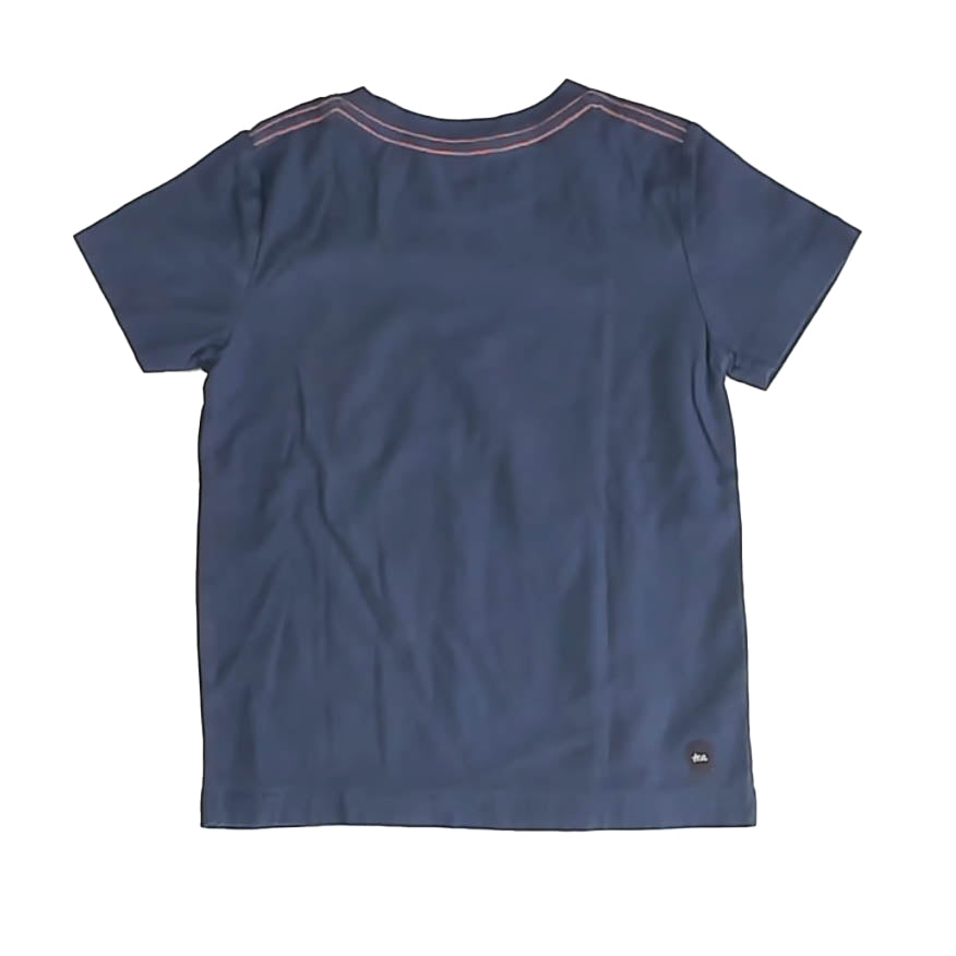 Tea Collection Boys Blue Lion T-Shirt Size: 4T Blue Lion