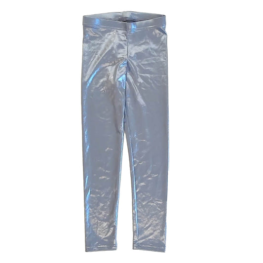 Old Navy Girls Blue Metallic Leggings Size: 6-7 Years Blue Metallic