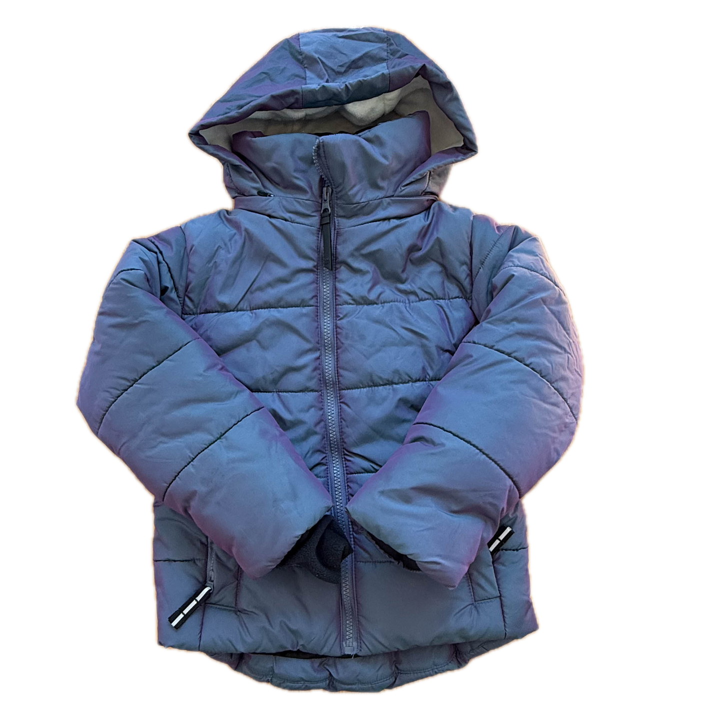 All In Motion Girls Blue Metallic Jacket Size: 4-5T Blue Metallic