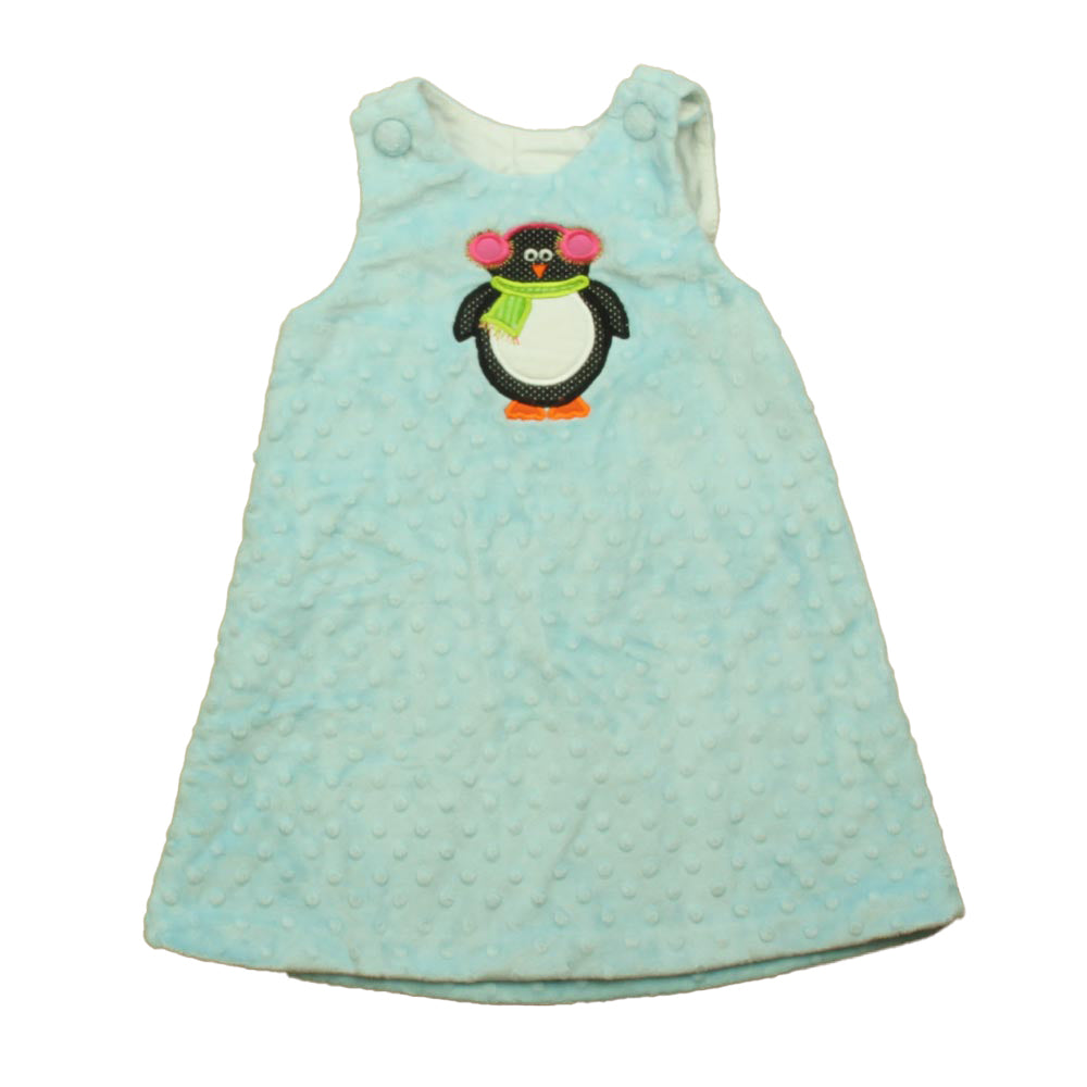 Beanstalk Originals Girls Blue Penguins Jumper Size: 4T