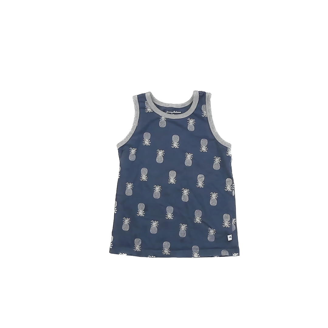 Tommy Bahama Boys Blue | Pineapple Tank Top Size: 5-6 Years Blue | Pineapple