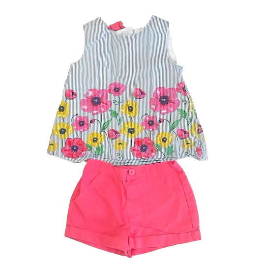 Little Me Girls Blue | Pink Apparel Sets Size: 2T Blue | Pink