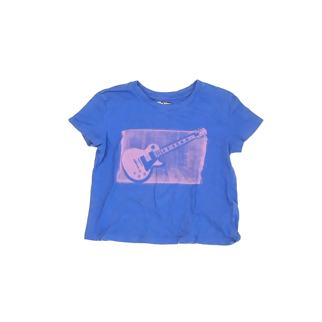 Gap Girls Blue | Pink T-Shirt Size: S (6-7) Blue | Pink