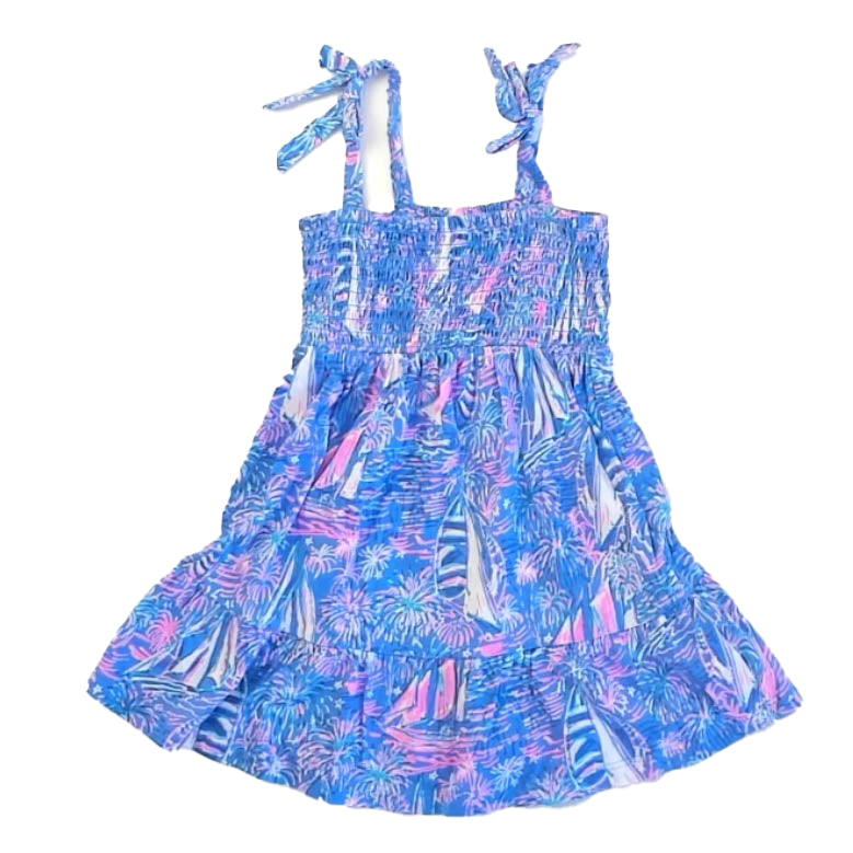 Lilly Pulitzr Girls Blue | Pink Dress Size: 2-3T Blue | Pink