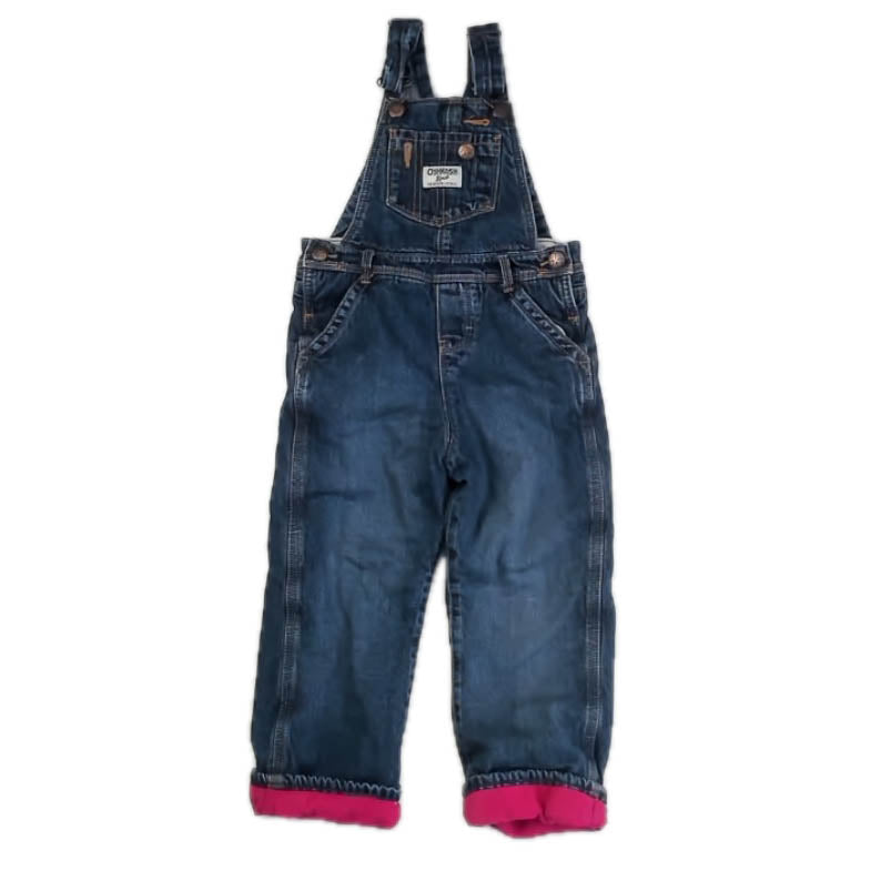 Osh Kosh Girls Blue | Pink Overalls Size: 3T Blue | Pink
