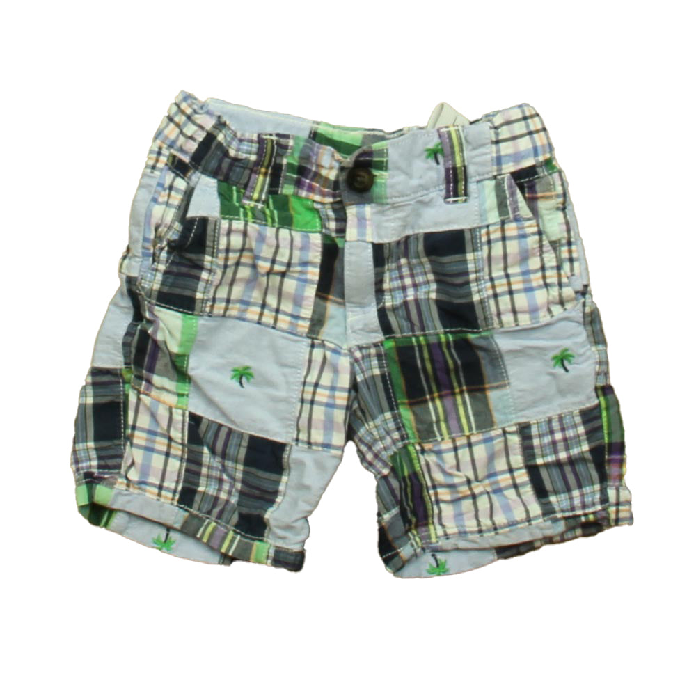 Janie and Jack Boys Blue Plaid Shorts Size: 2T Blue Plaid