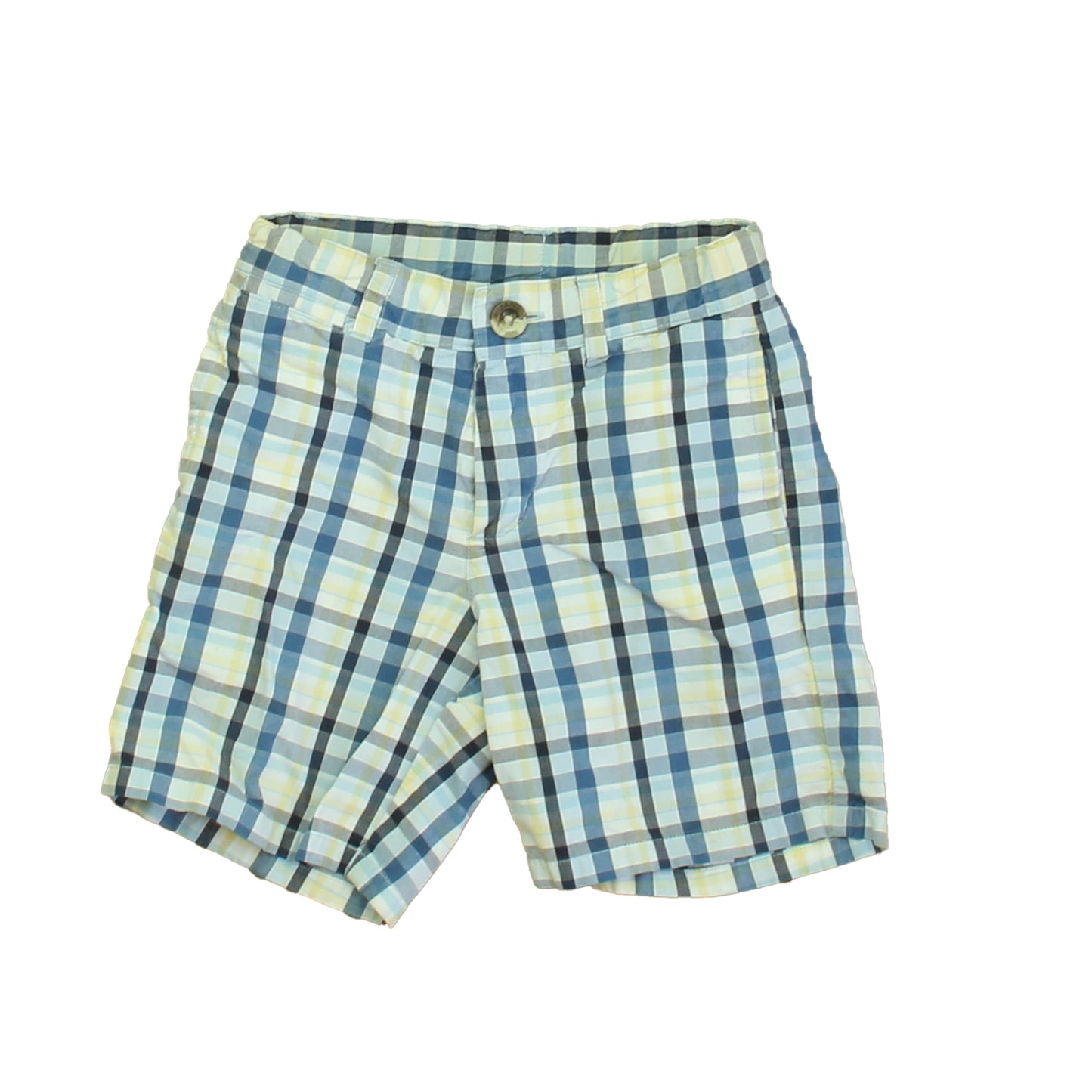 Janie and Jack Boys Blue Plaid Shorts Size: 2T Blue Plaid