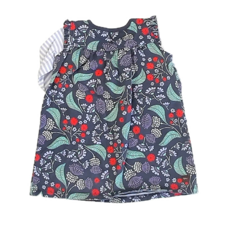 Tea Collection Girls Blue | Purple Stripe Dress Size: 2T Blue | Purple Stripe