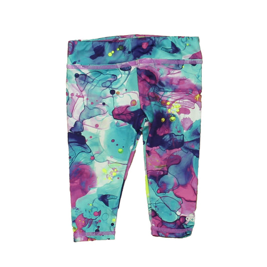 Adidas Girls Blue | Purple Athletic Pants Size: 6 Months Blue | Purple