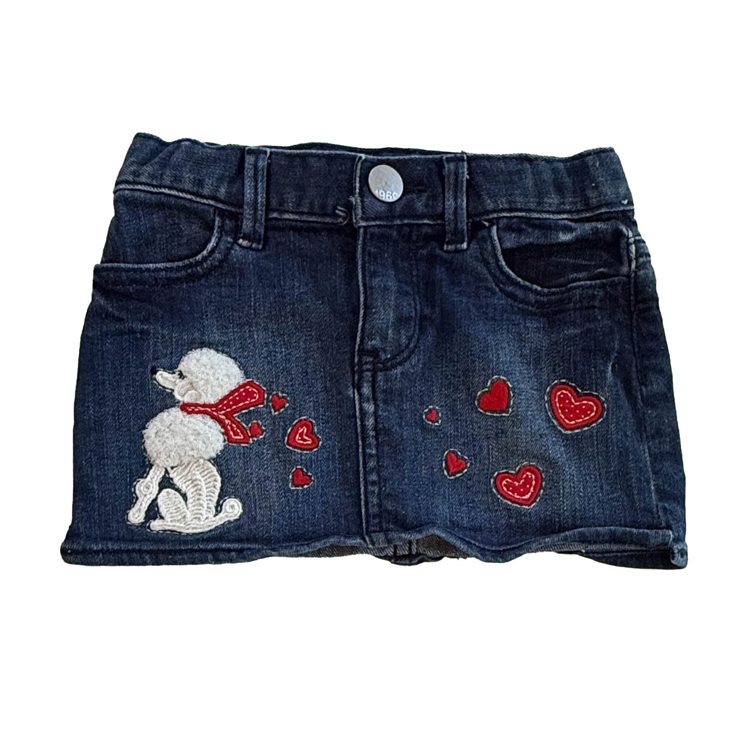 Gap Boys Blue | Red Hearts Skirt Size: 12-18 Months Blue | Red Hearts