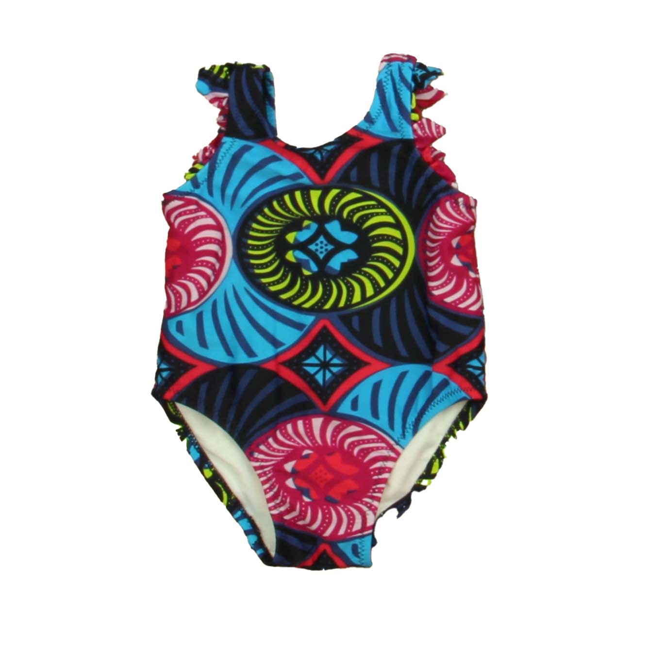 Tea Girls Blue | Red | Pink 1-piece Swimsuit Size: 6-12 Months Blue | Red | Pink