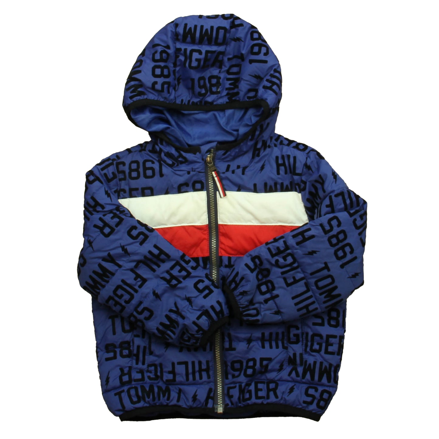 Tommy Hilfiger Boys Blue | Red | White Jacket Size: 3T Blue | Red | White
