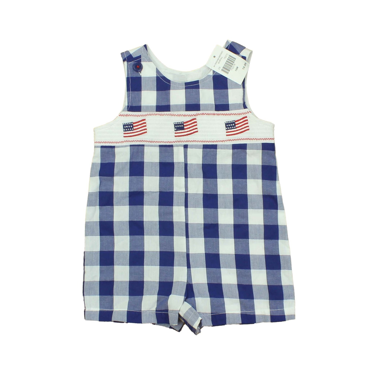 Goodlad Boys Blue | Red | White Romper Size: 18 Months Blue | Red | White