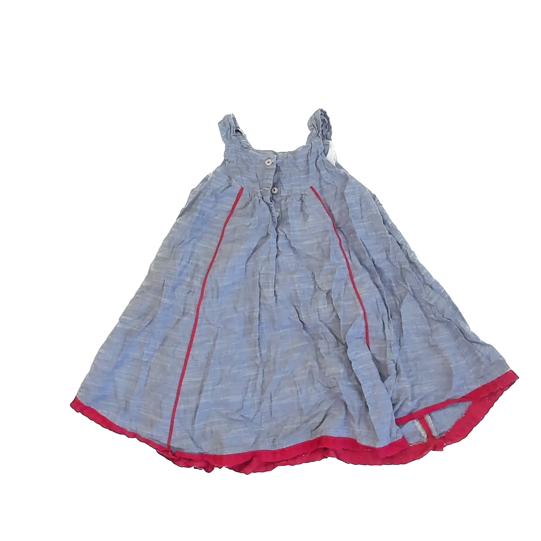 Unknown Girls Blue | Red Dress Size: 6* Blue | Red