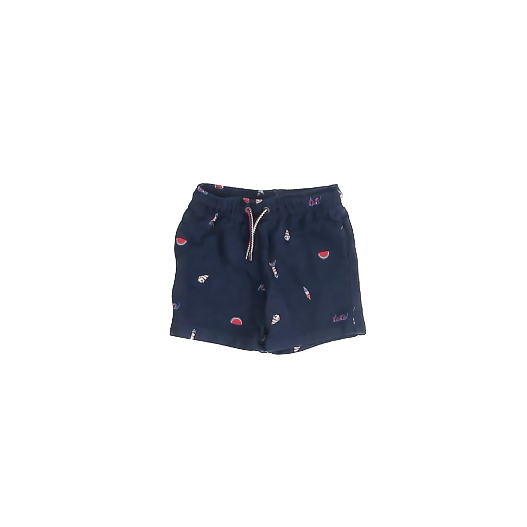 Carter''s Boys Blue Rockets Shorts Size: 3T Blue Rockets
