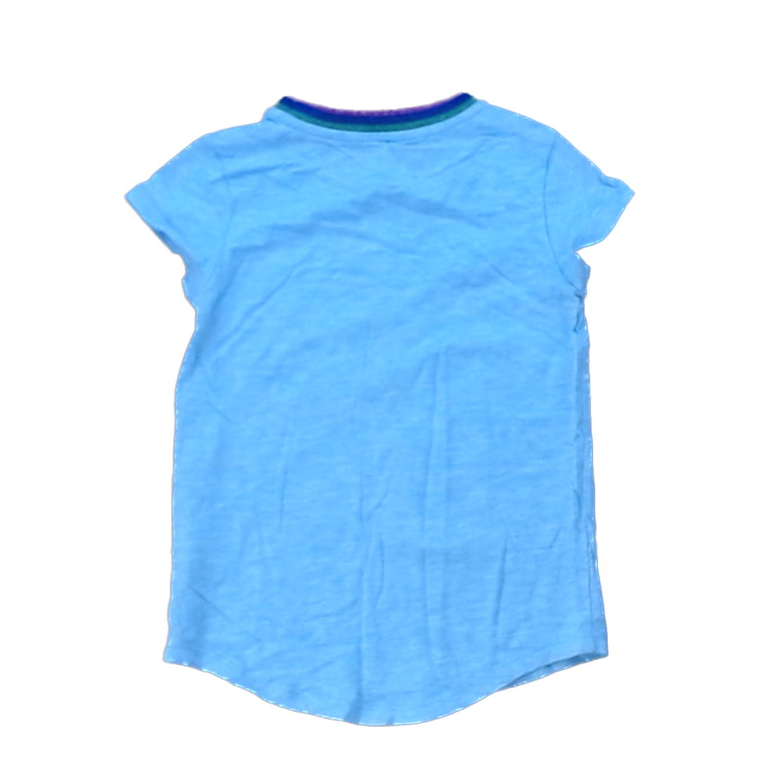 Rockets Of Awesome Girls Blue | Secret Mermaid Short Sleeve Shirt Size: 4T - 12 Years Blue | Secret Mermaid